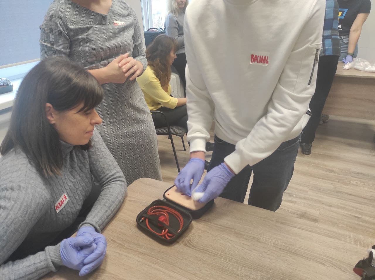 Тренінг з надання першої домедичної допомоги в межах проєкту CPR4U 6
