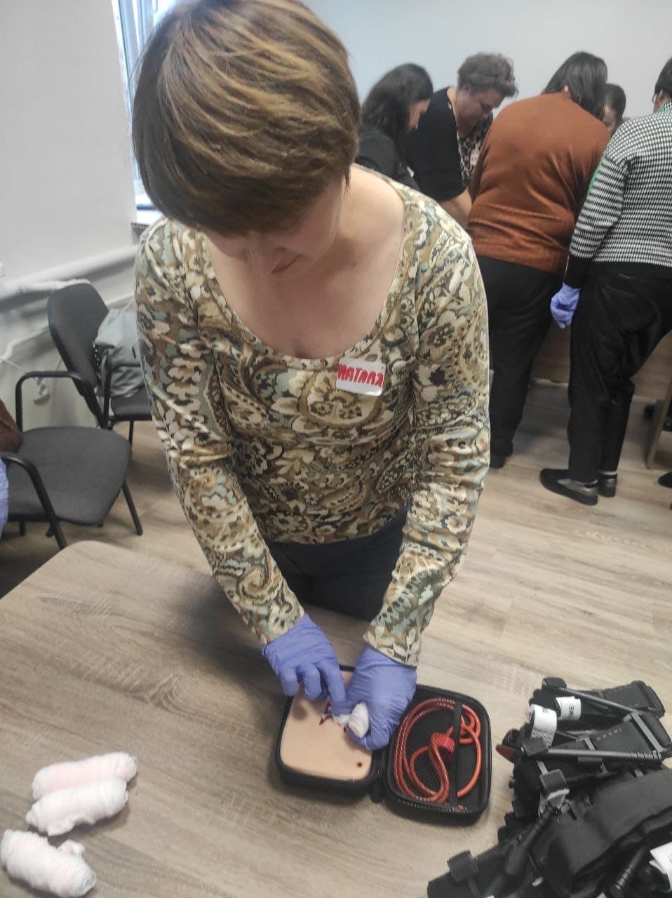 Тренінг з надання першої домедичної допомоги в межах проєкту CPR4U 7